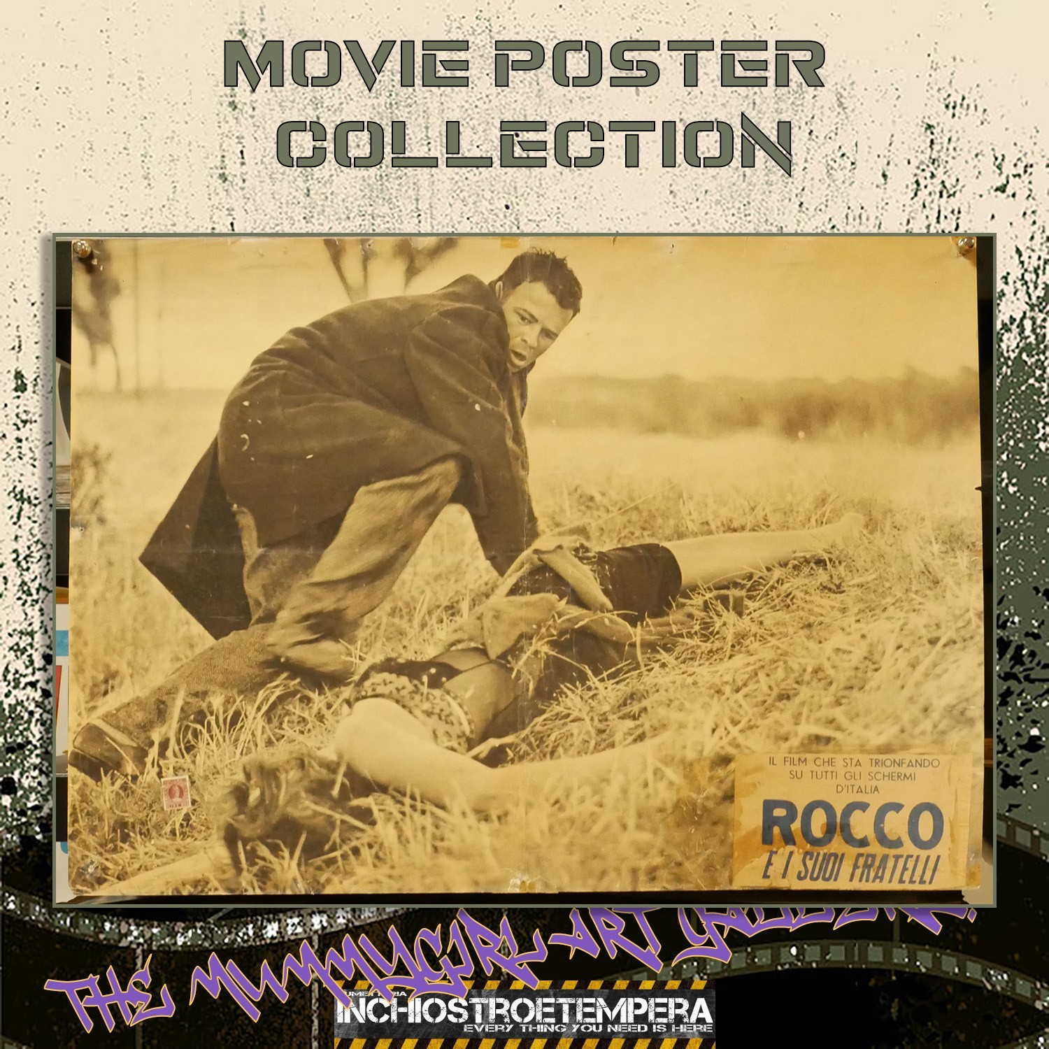 Alain Delon: Rocco e i suoi fratelli | Fotobusta Originale set di 5 Movie Poster