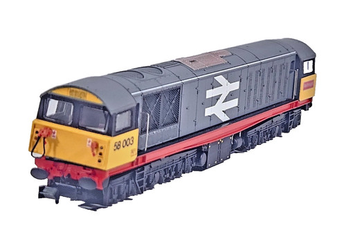 Dapol 2D-058-001 Spur N 58 Railfreight Red Stripe 58003 Diesellok Runner Box. | Zustand: Used