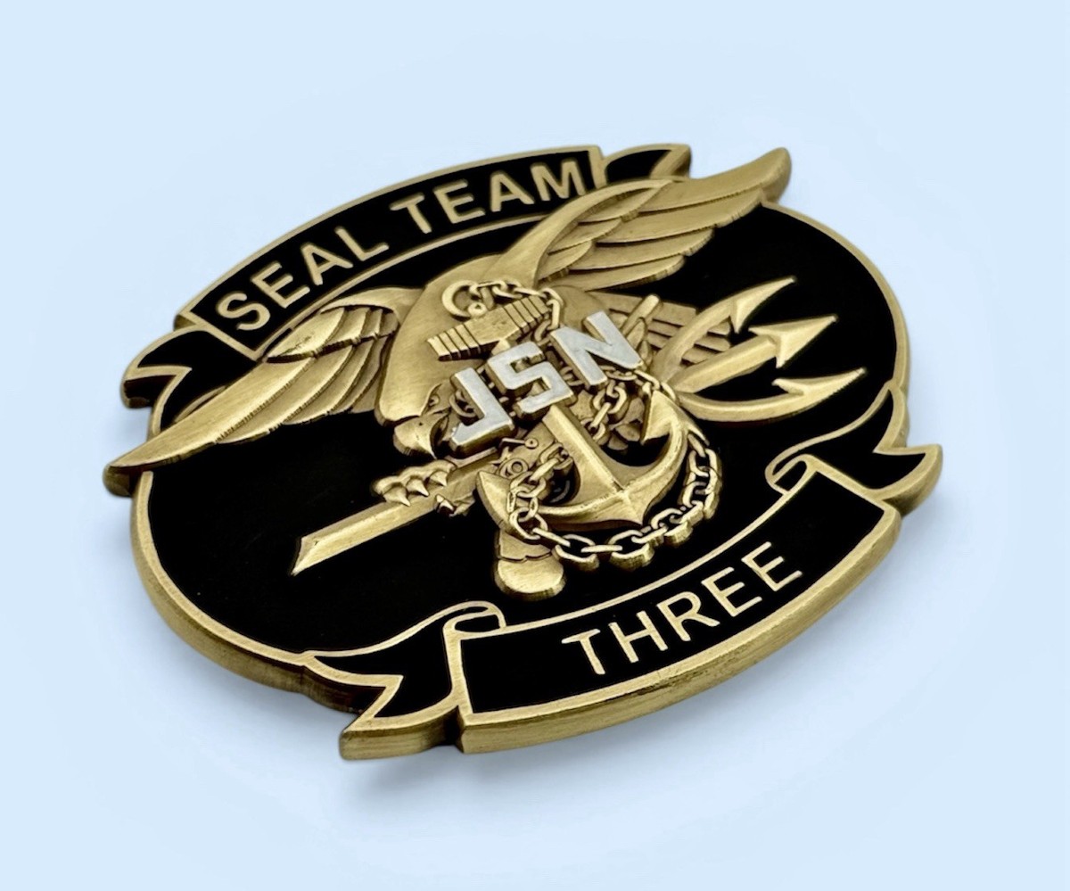 Navy Seals Savage Seal Team 3 NSW Trident Punisher Skull Frog