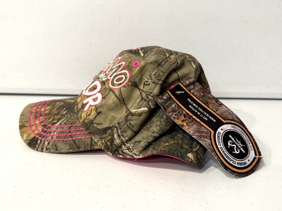 NUEVO Sombrero Realtree Signatures para niña pequeña talla 2-3 años 'El camuflaje es mi color' Foto 2 de 4