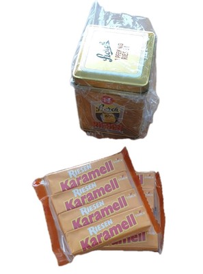 Storck RIESEN Karamell 8 Stangen + Nostalgie-Dose   Retro-Geschenkset   