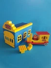 Lego Fabuland House 338 Taxi Station with Figure Patrick Pig from 1979 1970s