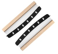 2Er Set Pizza Wiegemesser Edelstahl Mit Klingenschutz Pizzaschneider Pizzamesser