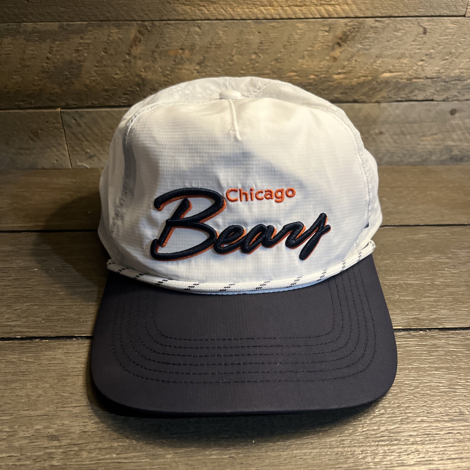 Cap Adjustable Mesh Snapback Blue White