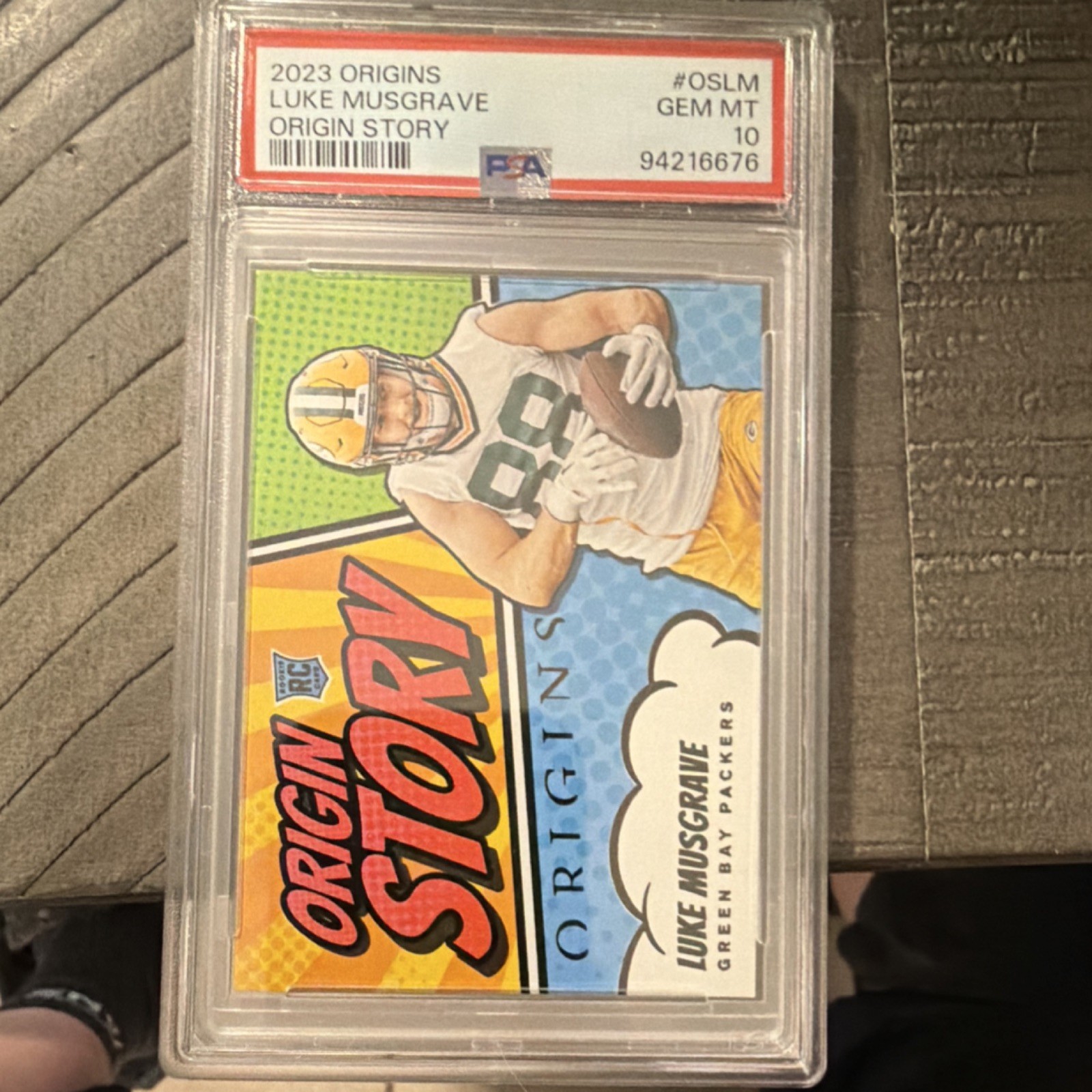 Luke Musgrave Panini Origins Origin Story #OSLM Base