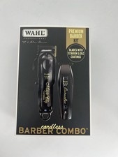 New Wahl Cordless Barber Combo Clipper/Detailer Trimmer - Black 3025397 US
