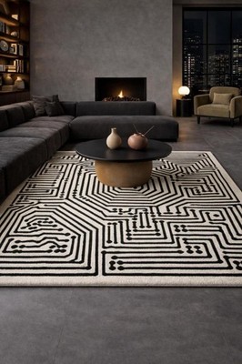 Handmade Rug | Irregular Rug | Wool Rugs | Living Room Rug | Tufted A427