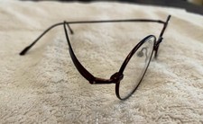 Hart Schaffner Marx 752 Titanium eyeglass frames 46 19 140MM Brown Weave