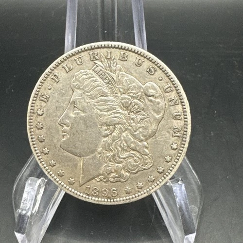 1896 O Morgan $1 Dollar US Mint Silver Key Date Coin Good Details