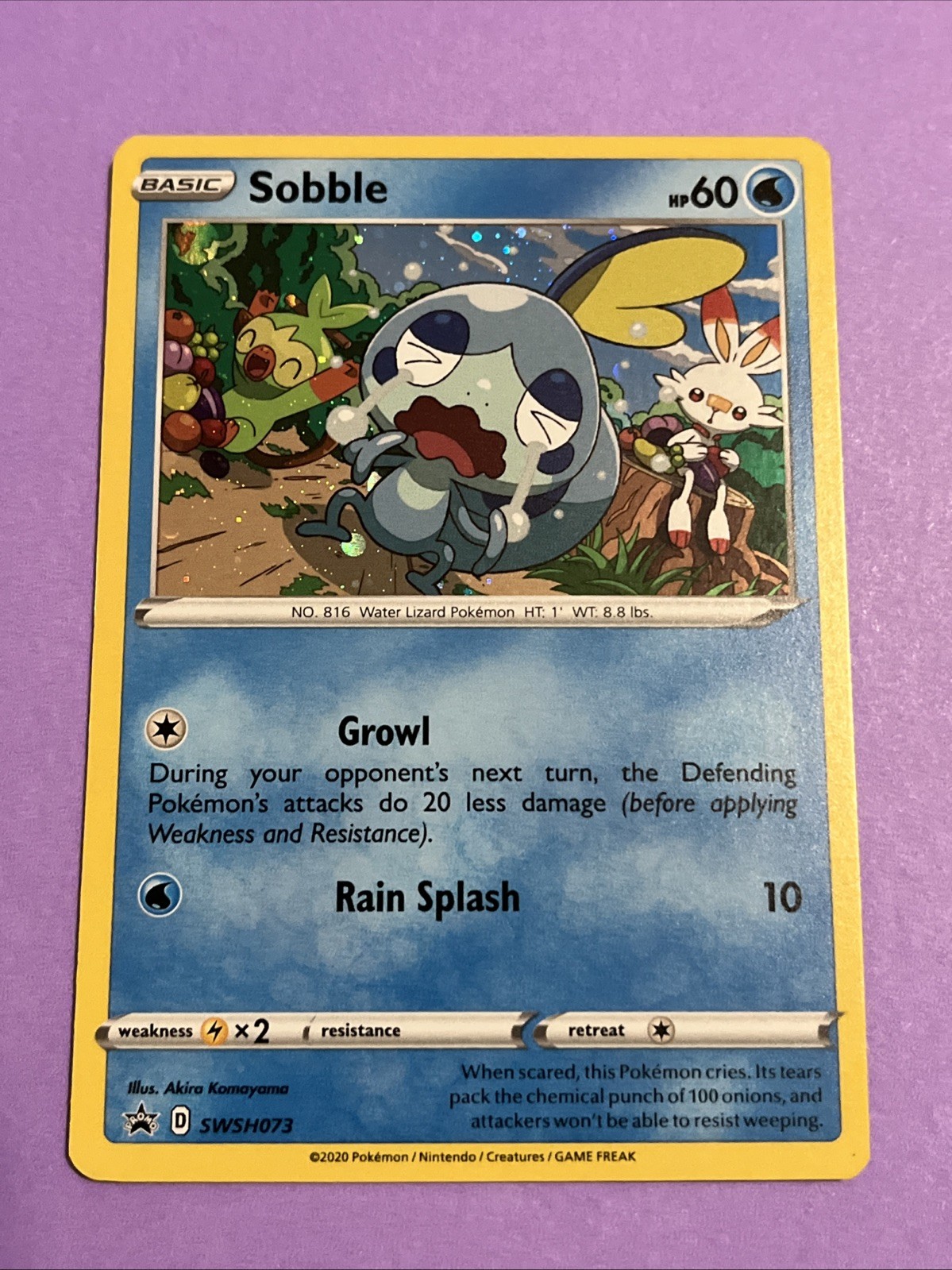 Sobble - SWSH073 - Black Star Promo - Pokemon Card - VLP