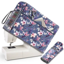Sewing Machine Dust Cover with Storage Pockets Most Standard Singer Machines 