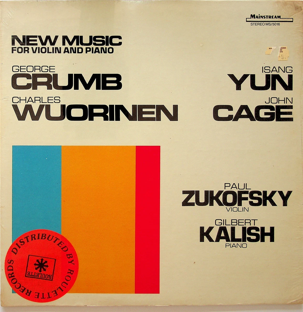 GEORGE CRUMB ／ JOHN CAGE レコード John Cage Vinyl Records for