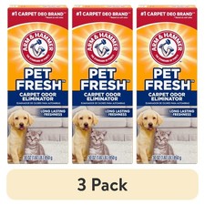 Pet Fresh Odor Eliminating Deodorizing Carpet Powder, 30 oz, 3 Pack