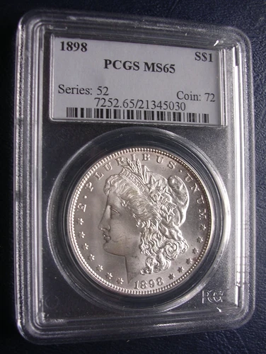1898 PCGS MS65 MORGAN DOLLAR
