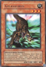 YuGiOh Gilasaurus (V.1) LON-DE071 Rare Played 1st