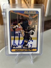 1990-91 Topps - #149 Adam Oates Auto