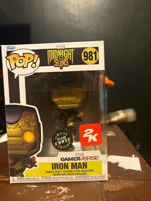 Midnight Suns Iron Man Funko Pop Glow Chase Limited Edition