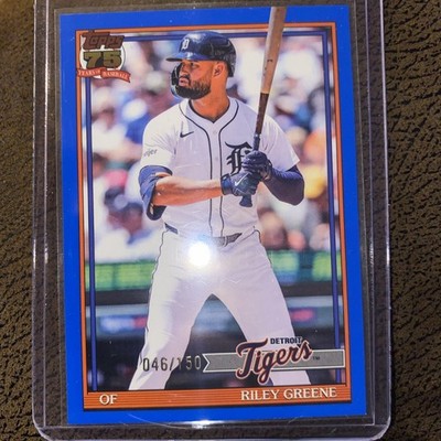 2026 Topps Riley Greene - 1991 Insert #T91-2 Blue Border /150 Detroit Tigers