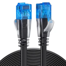 Ethernet Cable 50 ft High Speed Cat 6 Flat Network Cable with Rj45 Connectors...