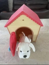 Little Live Pets Plush Dog And Dog House