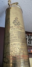 Antique Fyr Fyter Fyr Man Brass Fire Extingui...