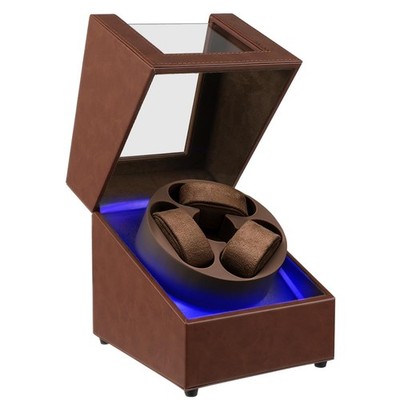 Watch Winder for Automatic Watches,Automatic Watch Winder with LED Light,Rota...