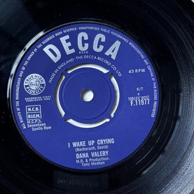 Dana Valery - I Wake Up Crying, 7'', (Vinyl)