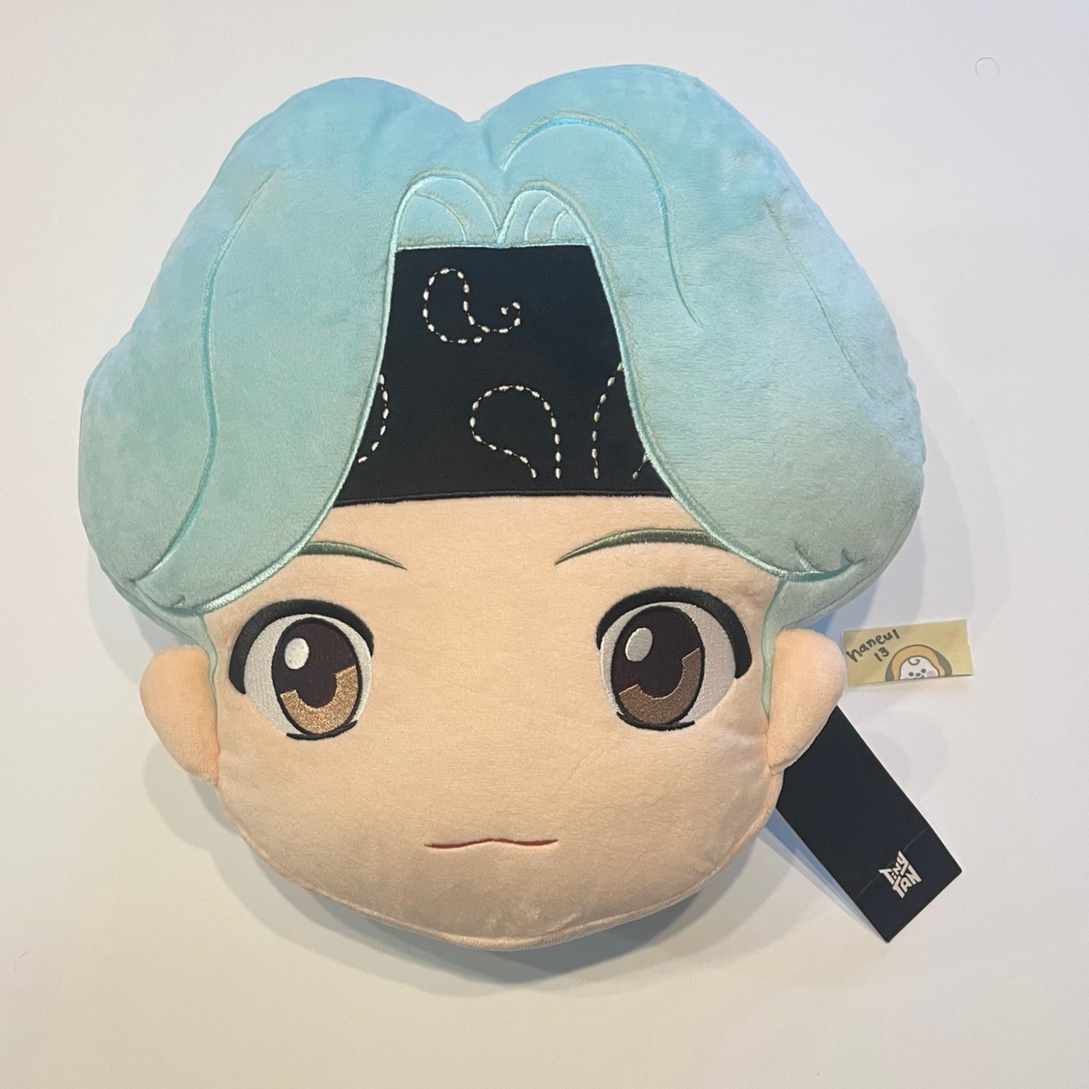 BTS TinyTAN SUGA Official Face Cushion Blanket Mic drop Plush Doll