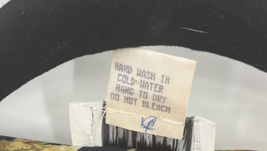 Vintage Sostanza Y2K Navy Floral Ruffled Popover Blouse Size Medium Flowy