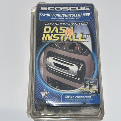 Scosche FCJ1276A Single Dash Install Kit for 74-up Ford Chrysler/Jeep