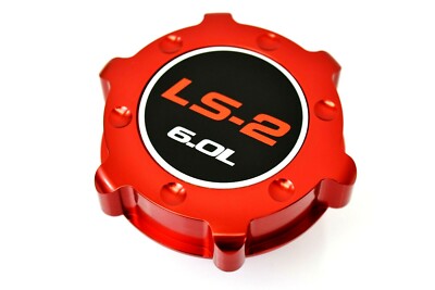 06-09 CHEVY TRAILBLAZER SS LS2 6.0L BILLET ENGINE OIL CAP RED