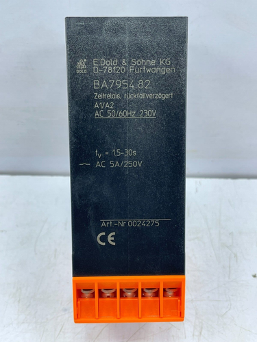 E Dold Sohne BA7954.82 Time Relay A1/A2 AC 50/60Hz 230V 1,5-30s 5A 0024275 - Picture 3 of 14