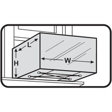M-D Building Products 87619 20"x28"x30" Window Unit Air Conditioner Cover, Gray