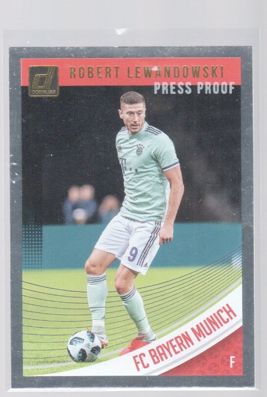 ROBERT LEWANDOWSKI 2018-19 DONRUSS SILVER PRESS PROOF #17