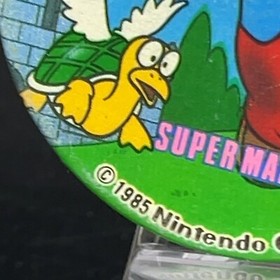 Mario Run Away Menko Super Mario Bros Famicom Card Nintendo 1985 NES Japanese