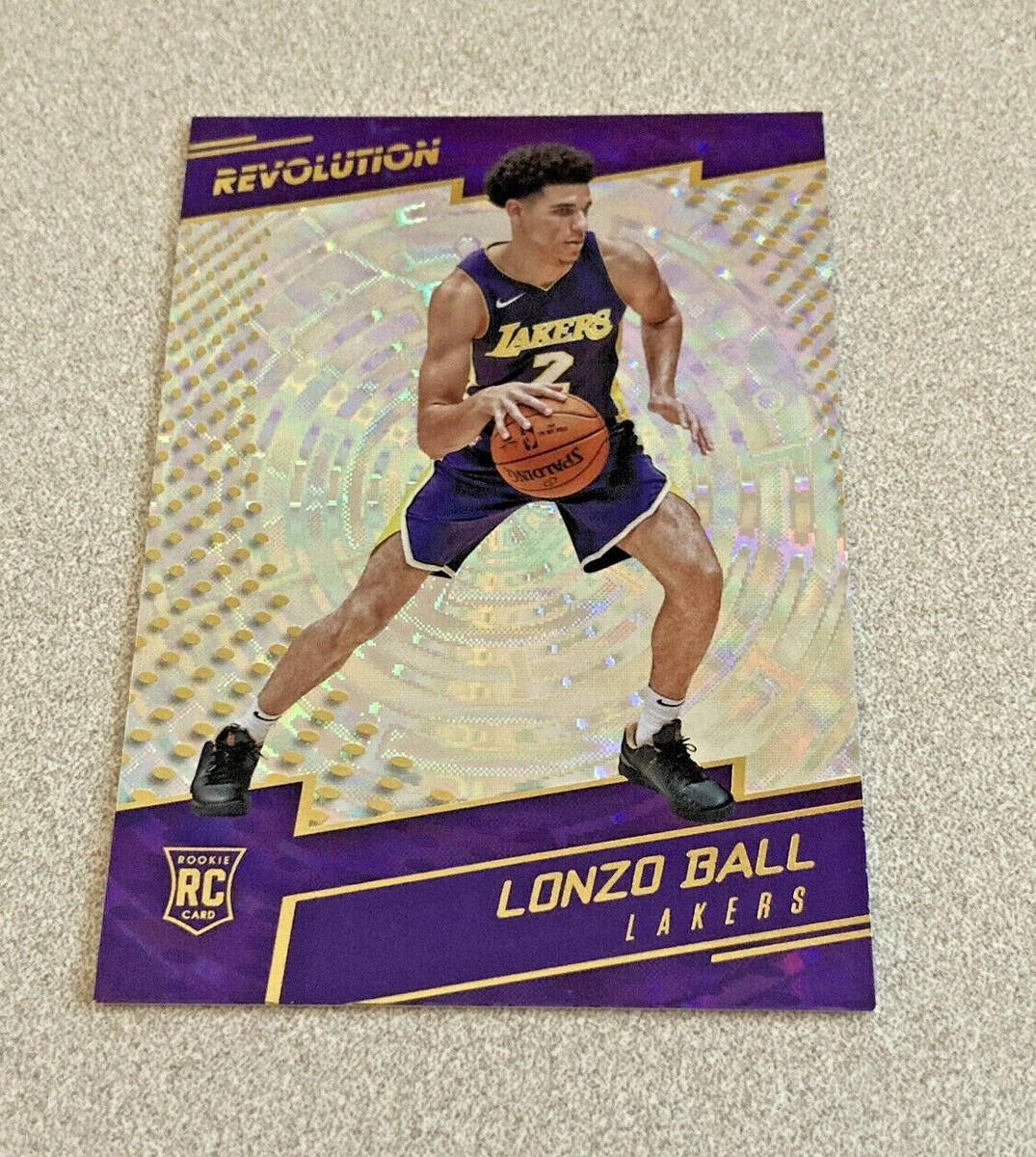 2017-18 Panini Revolution RC Fractal #111 Lonzo Ball Lakers