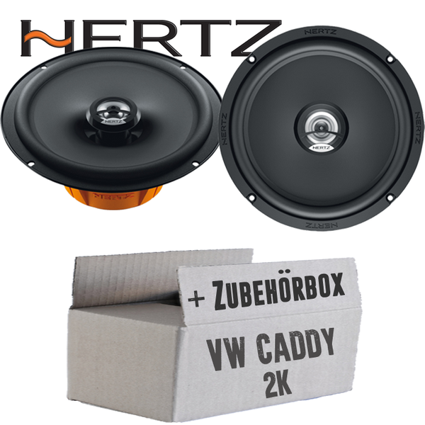 Hertz Lautsprecher FüR VW Caddy 2K Life Front TüR 16Cm Koax Boxen KFZ Einbauset-image