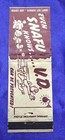 WW II   MATCHBOOK COVER EVEN SNAFU KNOWS-VD  Red — photo 1