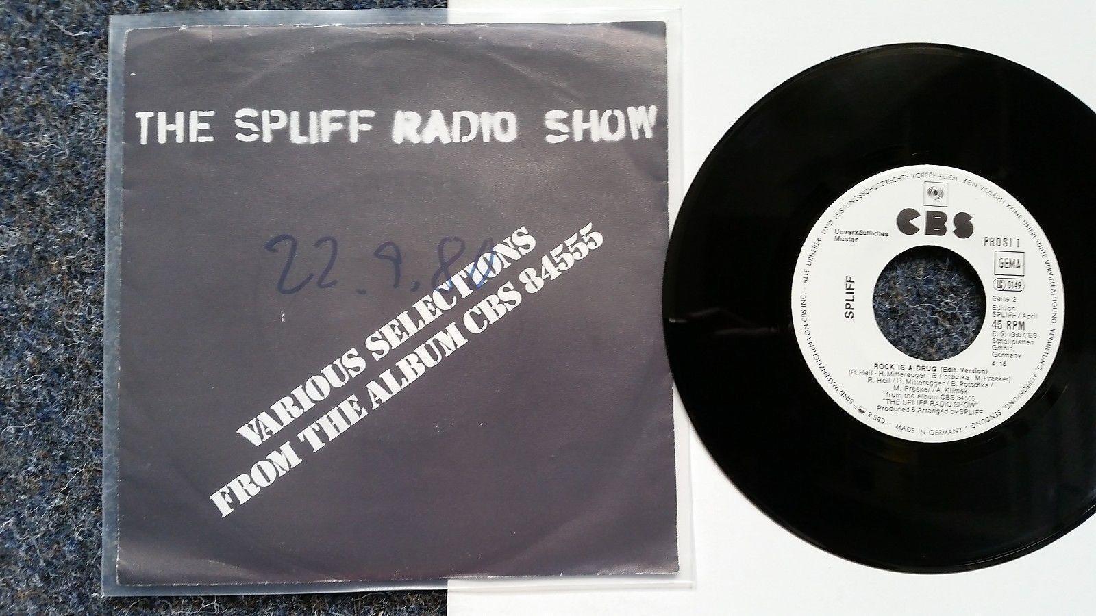 7"" Single Vinyl Spliff - The Spliff Radio Show Selections/ Rock is a drug PROMO