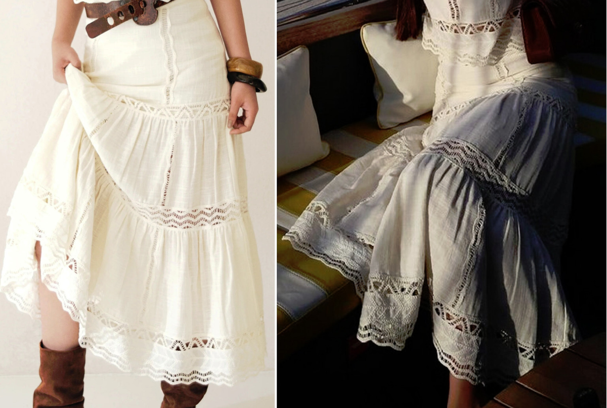 【ZARA】ZWコレクションクロシェスカート エクリュ 2731/044/712 CROCHET SKIRT ZW COLLECTION - Ecru | ZARA United States