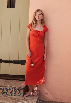 chinese dress ladies Free People Free-Est Sidney Midi Dress  White Chocolate Couture