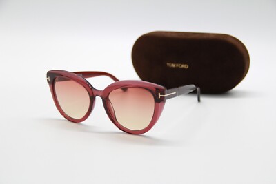 NEW TOM FORD WOMEN PINK SUNGLASSES TORI TF938 69T  SUNGLASSES FT0938/S NEW TOM FORD TORI TF938 69T WOMEN CAT EYE SUNGLASSES TOM  main image 2