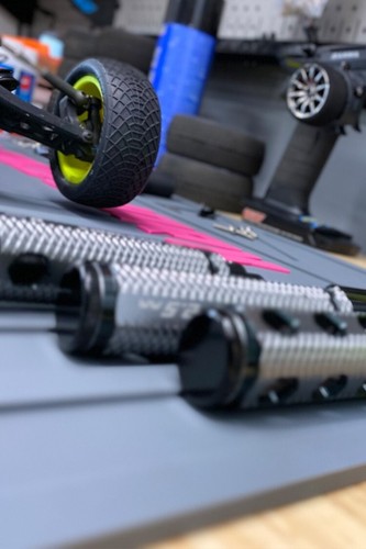 Alfombrilla Pit RC Raceworx Original 18x36 - Gris y Rosa - Imagen 7 de 7