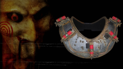 SAW Piège Shotgun Collar du film Saw III (Reverse Bear Trap Saw III) Horror Prop