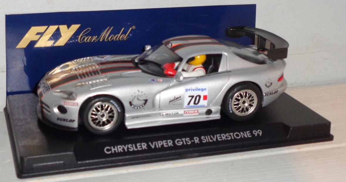 FLY A82 CHRYSLER VIPER GTS-R 3 SILVERSTONE 1999 1/32 SLOT CAR 1/32 READ