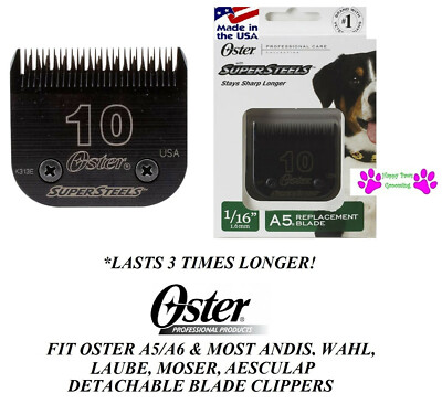 Oster CryogenX Elite Titanium Clipper Blade - Fits Oster A5, A6, Andis AGC, Wahl KM