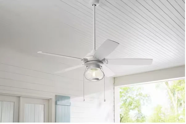Home Decorators Raina 52" LED Matte White Ceiling Fan w/ Light AM595-MWH - Image 3 of 3