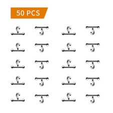 50x Arah Gi Joe Body T Hook Leg Crocht Waist Body Repair Part For 3.75 Figure