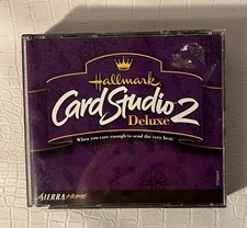 HALLMARK CARD STUDIO 2 DELUXE SOFTWARE S698