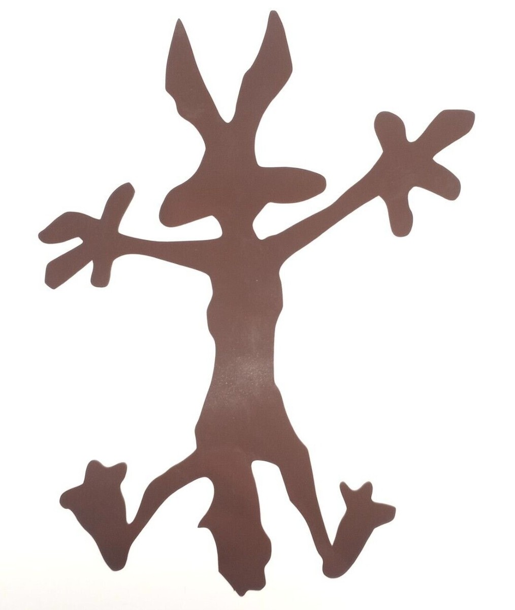 Wile E Coyote Crash Slam Vinyl Decal Car Window Laptop Tumbler